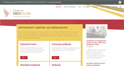 Desktop Screenshot of medijacija.org